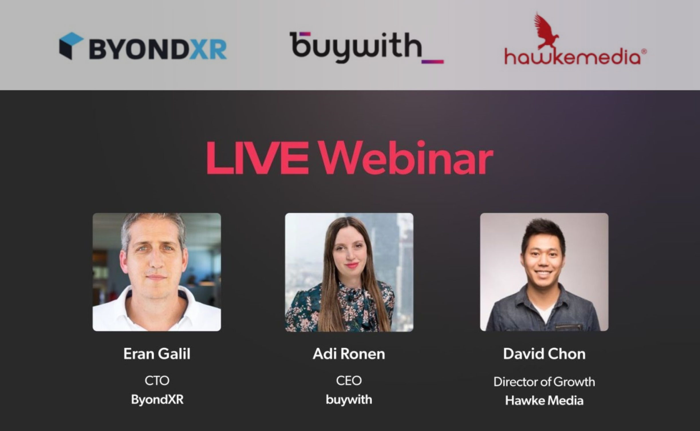 LIVE Webinar with Buywith & Hawke Media
